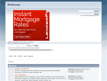 Tablet Screenshot of muscoop.com